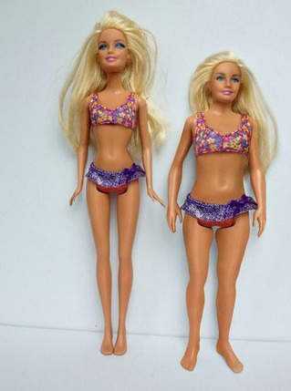 Illustration for article titled "Average" sized Barbie created by artist is a bit better, right?